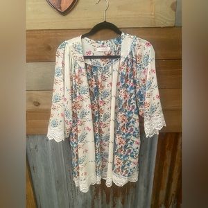 Hipster row cardigan size lg